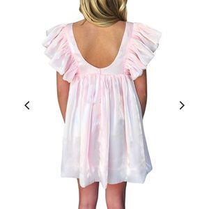 Pink mini babydoll dress / Size S / never worn / bought for $58